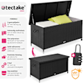 Miniatyrbillede 2 af 11: tectake Hyndeboks Kiruna, 270l -  sort Black