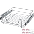 Miniatyrbillede 1 af 5: tectake Teleskopskuffe til køkken- og soveværelsesskabe - 50 cm 50 cm Grey