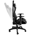 Miniatyrbillede 5 af 11: tectake Gamerstol Tartaros, LED, massagefunktion -  sort/sort Black