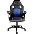 Miniatyrbillede 3 af 10: tectake Gamerstol Mike -  sort/blå Blue