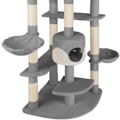 Miniatyrbillede 6 af 9: tectake Kradsetræ Nelly -  grå/hvid White