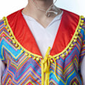 Miniatyrbillede 3 af 9: tectake Flot Mexicaner kostume MultiColor XL