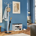 Miniatyrbillede 2 af 7: tectake Stumtjener -  hvid White