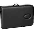 Miniatyrbillede 9 af 11: tectake Massagebriks i aluminium med 3 zoner, 5 cm polstring + taske -  sort Black