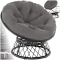 Miniatyrbillede 7 af 10: tectake Polyrattan havestol Gargano -  sort Black