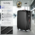 Miniatyrbillede 2 af 11: tectake Kuffertsæt Pucci 4 dele -  sort Black
