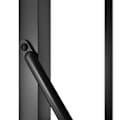 Miniatyrbillede 8 af 9: tectake Reol Glasgow 106 x 34,5 x 179,5 cm -  Industrielt mørkt træ, rustikt Dark brown