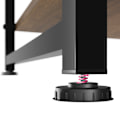 Miniatyrbillede 8 af 10: tectake Reol Manchester 47,5 x 34,5 x 151,5 cm -  Industrielt mørkt træ, rustikt Dark brown