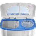 Miniatyrbillede 8 af 11: tectake Mini vaskemaskine med 4,5 kg. vask og 3,5 kg. centrifugering White