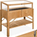 Miniatyrbillede 1 af 10: tectake Højbed med opsats 119x53x124cm Brown