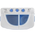 Miniatyrbillede 5 af 11: tectake Mini vaskemaskine med 4,5 kg. vask og 3,5 kg. centrifugering White