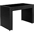 Miniatyrbillede 8 af 10: tectake Polyrattan loungesæt Ibiza med overtræk -  sort Black