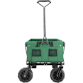 Miniatyrbillede 5 af 11: tectake Foldbar trækvogn Heidrun -  grøn Green