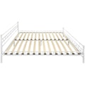 Miniatyrbillede 5 af 6: tectake Sengeramme med lameller - 200 x 180 cm White one size
