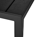 Miniatyrbillede 4 af 7: tectake Havebord Bianca 150x90x74,5cm -  sort/sort Black