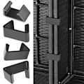 Miniatyrbillede 11 af 11: tectake Polyrattan havemøbelsæt Barletta -  sort Black