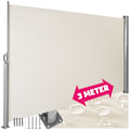 Miniatyrbillede 1 af 10: tectake Læhegn i aluminium og polyester - 160 x 300 cm Beige