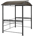 Miniatyrbillede 3 af 11: tectake Havepavillon Asado 2,4x1,5x2,34m Grey