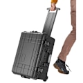 Miniatyrbillede 3 af 11: tectake Kuffert med teleskopgreb - 45 x 26 x 58 cm 45 x 26 x 58 cm Black