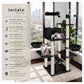Miniatyrbillede 9 af 11: tectake Kradsetræ Lilou -  sort Black
