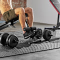 Miniatyrbillede 3 af 10: tectake Fitnessgulv med 24 brikker -  blå Blue