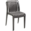 Miniatyrbillede 8 af 11: Havestole Alcudia, vejrbestandige, stabelbare - anthrazit,Sæt med 2 stk. Graphite grey