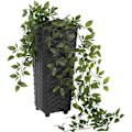 Miniatyrbillede 7 af 9: tectake Polyrattan loungesæt Nizza -  sort Black