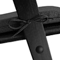 Miniatyrbillede 10 af 11: tectake Polyrattan havestol Treviso, træramme og polstring -  sort Black