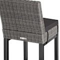 Miniatyrbillede 9 af 10: tectake Barstol Latinan i polyrattan -  grå Grey
