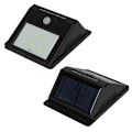 Miniatyrbillede 5 af 6: tectake 8x LED lampe med bevægelsessensor og solceller Black