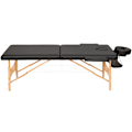 Miniatyrbillede 3 af 10: tectake Massagebriks med 2 zoner, 5cm polstring  + taske -  sort Black