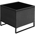 Miniatyrbillede 7 af 11: tectake Polyrattan loungesæt Ostuni -  sort Black