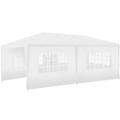 Miniatyrbillede 3 af 11: tectake Havepavillon Vivara 6x3m med 5 sidepaneler -  hvid White