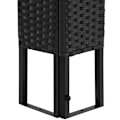 Miniatyrbillede 8 af 9: tectake Havepavillon i polyrattan Mona 3x4m -  sort/antracit  Anthracite