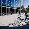 Miniatyrbillede 7 af 8: tectake Cykelstativ - 4 4 Silver