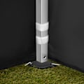 Miniatyrbillede 6 af 11: tectake Easy up pavillon Olivia 3x3 m med 4 sidestykker -  sort Black