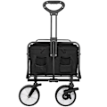 Miniatyrbillede 3 af 11: tectake Trækvogn foldbar Leon, bæreevne 80 kg -  sort Black