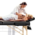 Miniatyrbillede 8 af 9: tectake Massagebriks Somwang med 3 zoner, 7,5 cm polstring -  sort Black