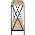 Miniatyrbillede 4 af 10: tectake Sidebord Tacoma 100x35x80,5cm -  Industrielt lyst træ, egetræ Sonoma Light brown
