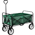 Miniatyrbillede 1 af 6: tectake Foldbar trækvogn, bæreevne 80 kg -  grøn Green