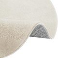Miniatyrbillede 8 af 11: Kortluvet tæppe Soft Zone - creme,Ø 120 cm Cream