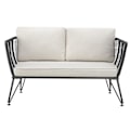 Miniatyrbillede 9 af 10: tectake Havemøbelsæt Sundo i rebdesign med polyrattan Graphite grey