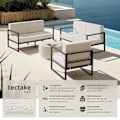 Miniatyrbillede 2 af 11: tectake Loungesæt Comosa til 5 personer, XXL-polstring Beige