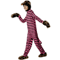 Miniatyrbillede 2 af 8: tectake Hemmelighedsfuld filurkat kostume Red 152 (11-12y)