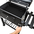Miniatyrbillede 5 af 11: tectake Trækulsgrill Florian Black