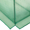 Miniatyrbillede 10 af 10: tectake Drivhus med presenning, firkantet 143x143x195cm Green