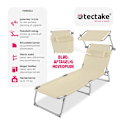 Miniatyrbillede 2 af 11: tectake Solseng Chloé -  beige Beige