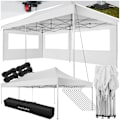 Miniatyrbillede 1 af 11: tectake Easy up pavillon Viola 3x6 m med 2 sidestykker -  hvid White