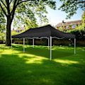 Miniatyrbillede 3 af 11: tectake Easy up pavillon Viola 3x6 m med 2 sidestykker -  sort Black