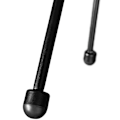 Miniatyrbillede 8 af 10: tectake 2 Havestole Santana -  sort Black